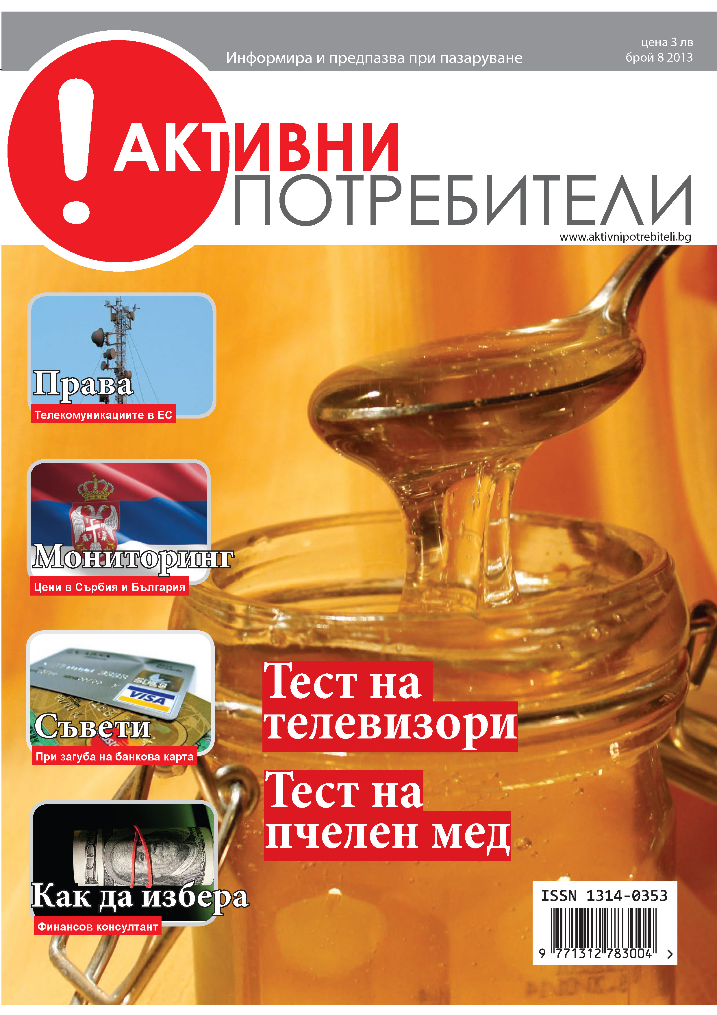 Списание Активни потребители, 8 2013